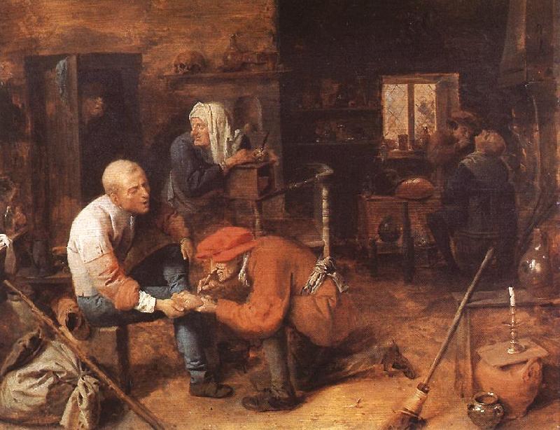 BROUWER, Adriaen The Operation fdg oil painting picture